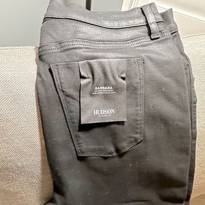Hudson Barbara High waist skinny jeans, black NWT size 34